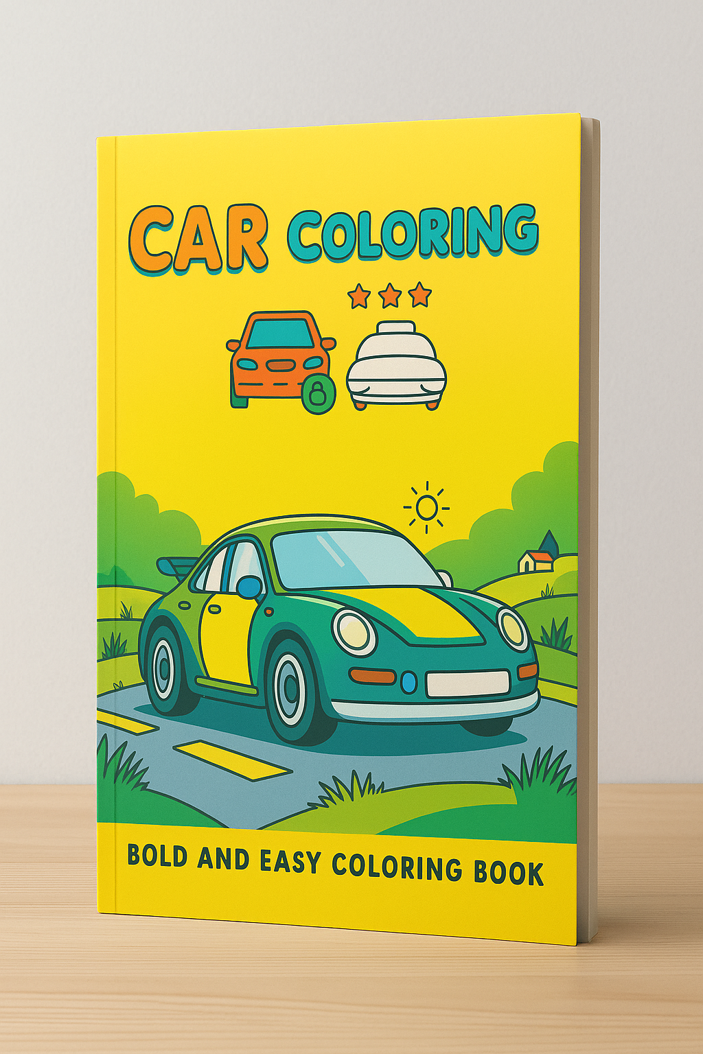 Car Coloring Book for Kids β Easy and Fun Vehicle Coloring Pages for Boys & Girls Ages 3-8